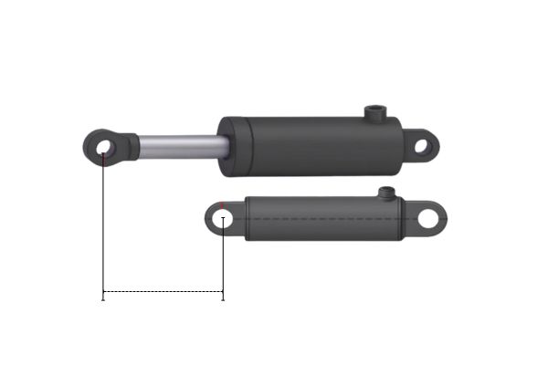 Custom stroke length for hydraulic cylinders