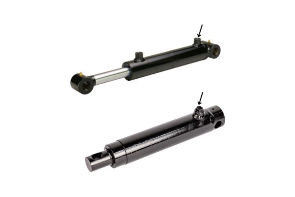 Hydraulic cylinder ports and thread types BSP NPT SAE