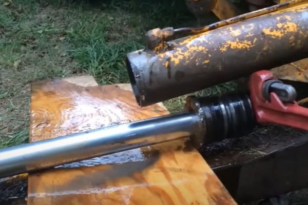 Drain fluid excavator hydraulic Cylinder Topa