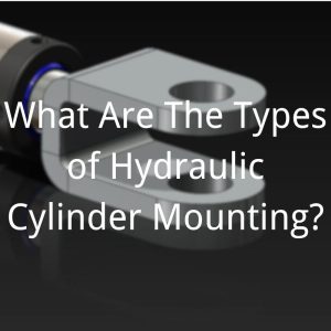 What are the optional hydraulic cylinder mounting types Topa