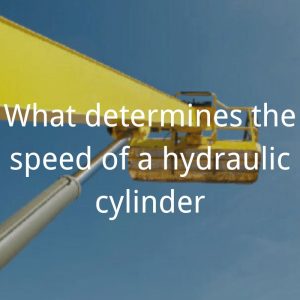 how to determine Hydraulic Cylinder Speed Topa