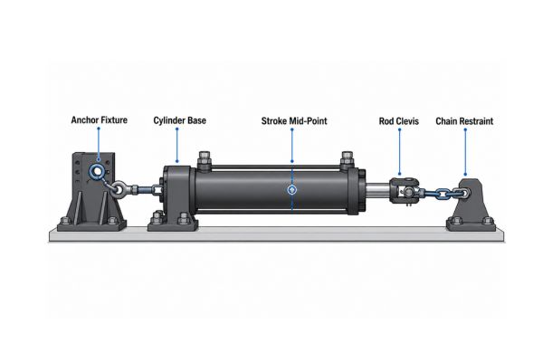 Bench for a Cylinder Mid-Stroke Test