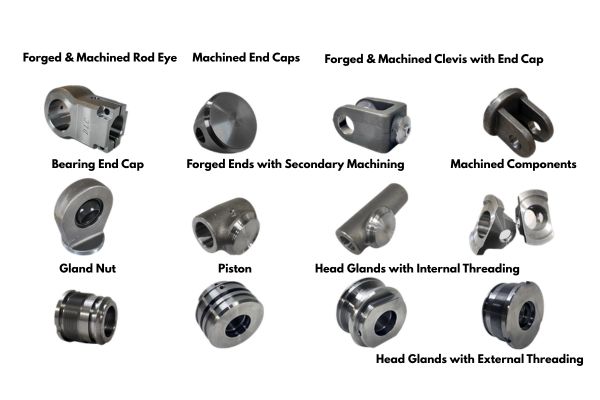 Hydraulic Cylinder parts difference
